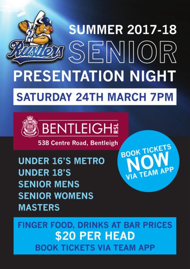 Senior Presentation Night 2017-18