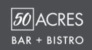 50 Acres Bar + Bistro logo options